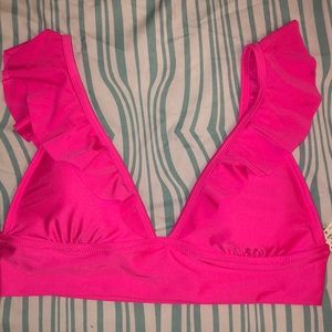 Aerie Ruffle Bikini Top